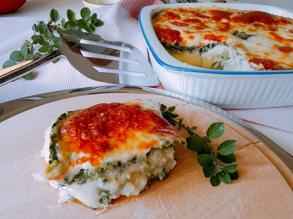 Tortino filante di patate e biete