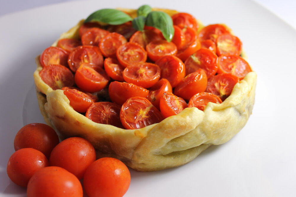 Tortino pomodorini e melanzane