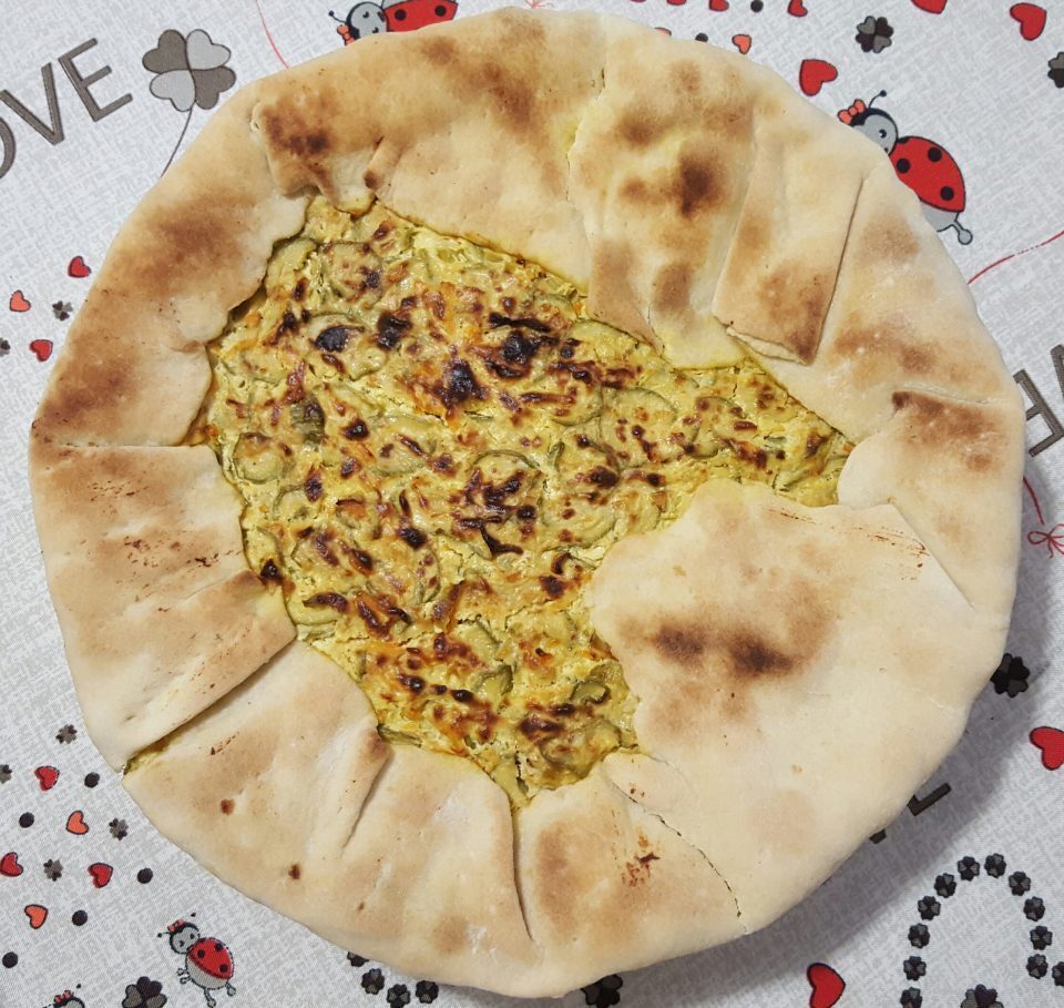 Tortino ripieno di zucchine