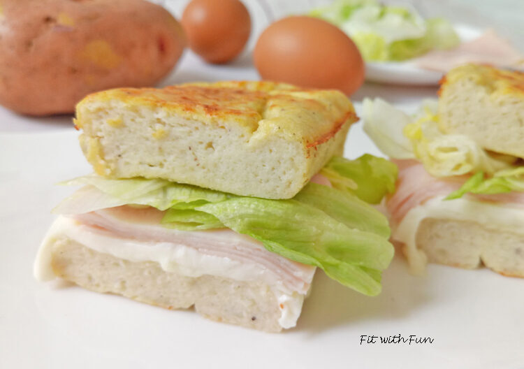 Tramezzino gateau 4 ingredienti proteico senza glutine