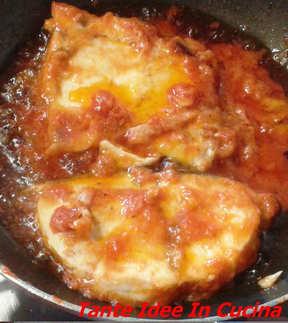 Tranci di pesce spada alla pizzaiola
