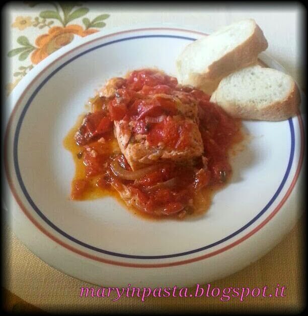 Tranci di salmone al “sugo” pazzo