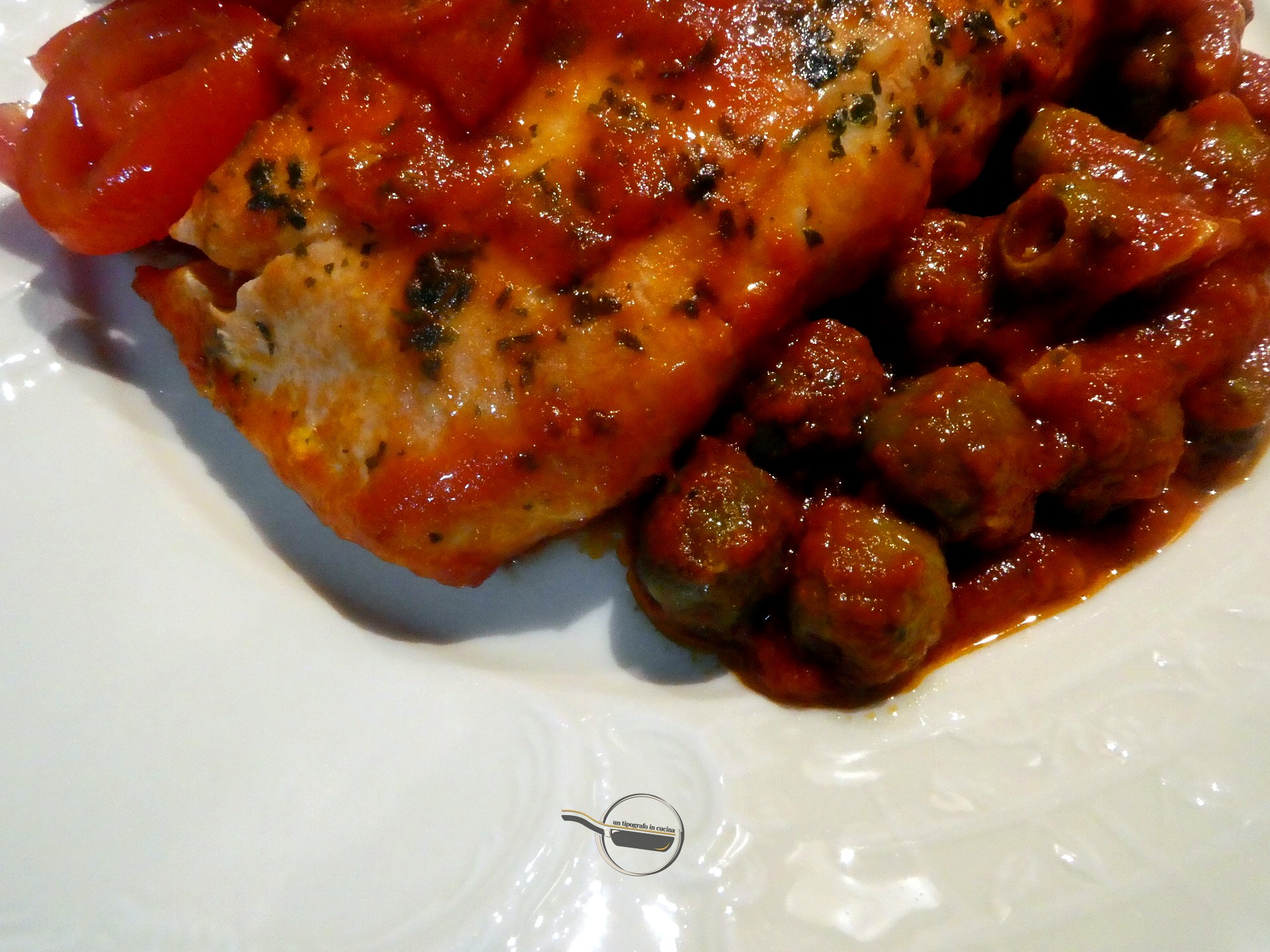 Tranci di trota salmonata alla pizzaiola