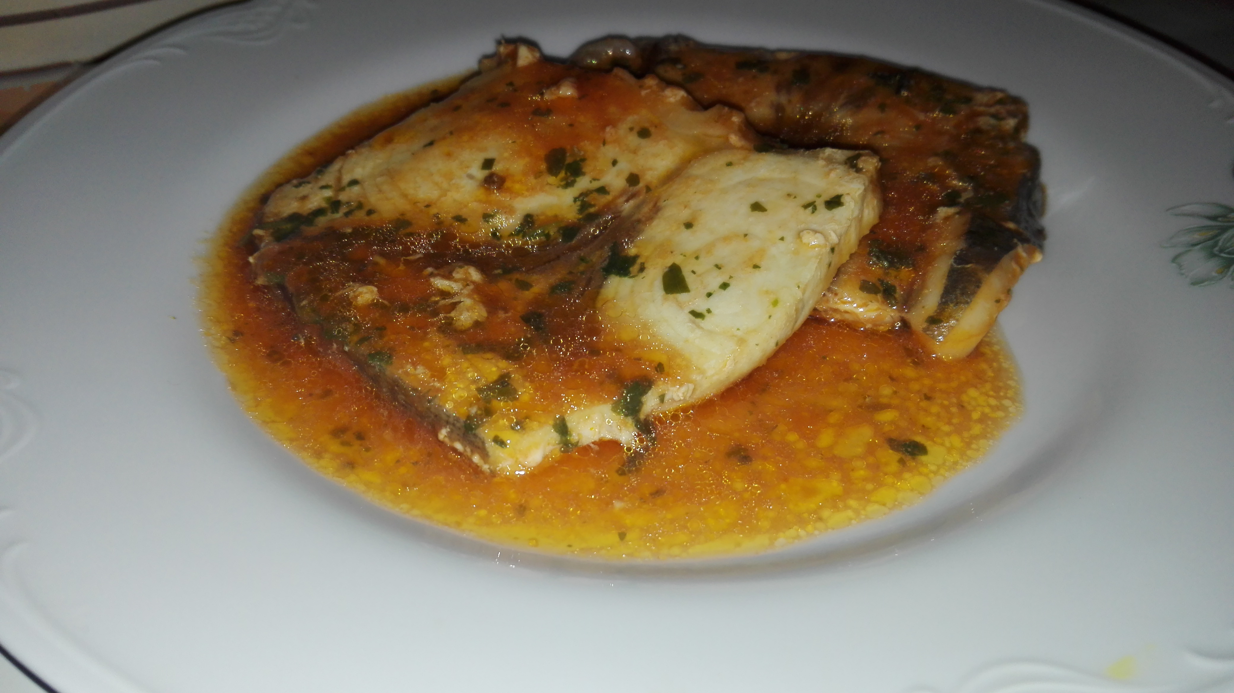 Trancio di squaletto alla livornese