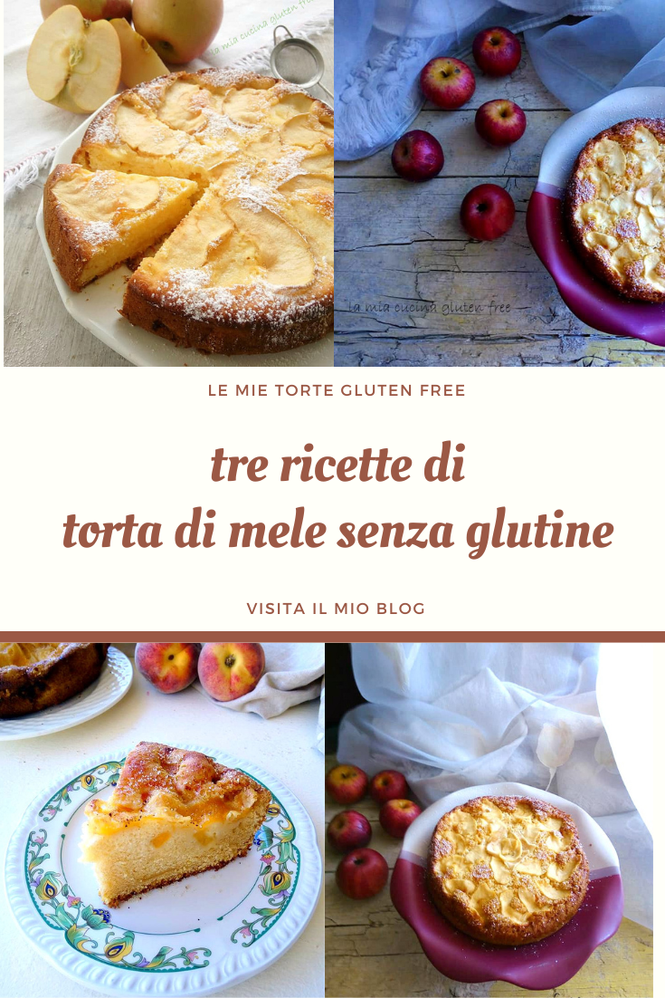 Tre ricette di torta di mele senza glutine