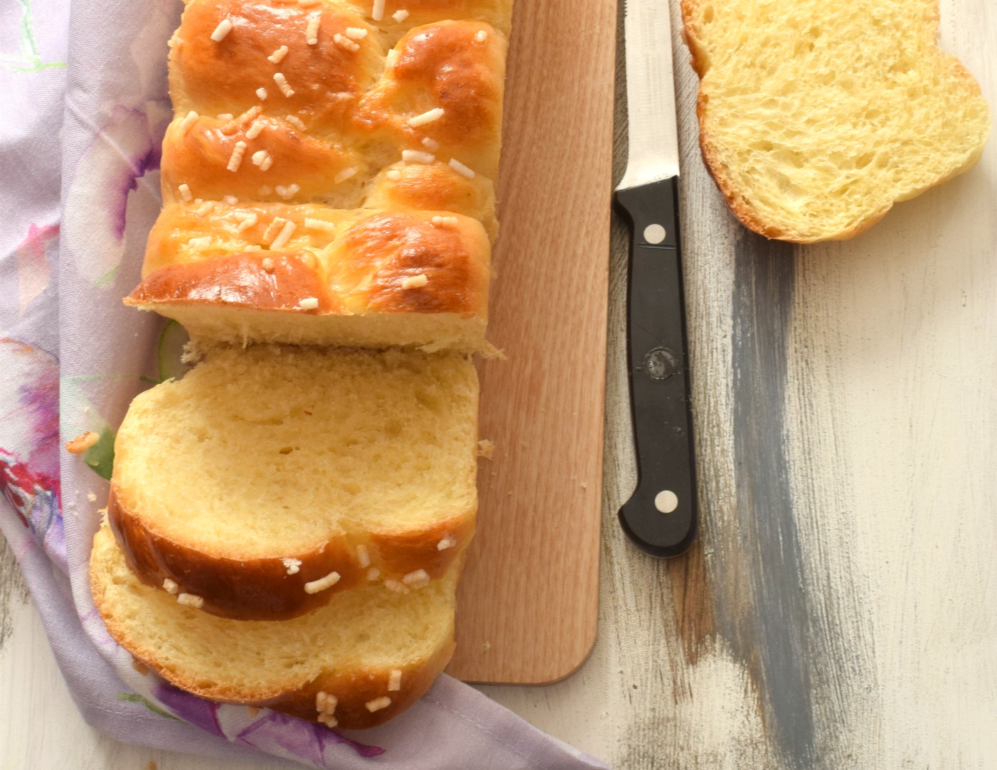 Treccia pan brioche dolce