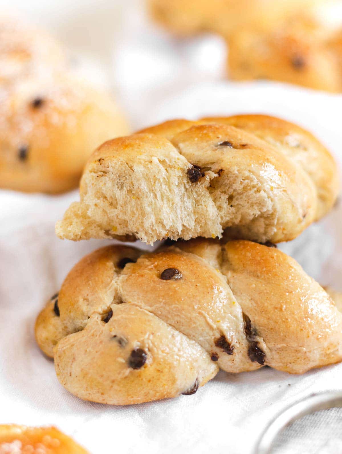 Treccine vegane al cioccolato