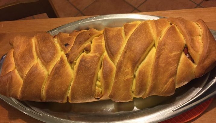 Treccione bigusto melanzane e würstel