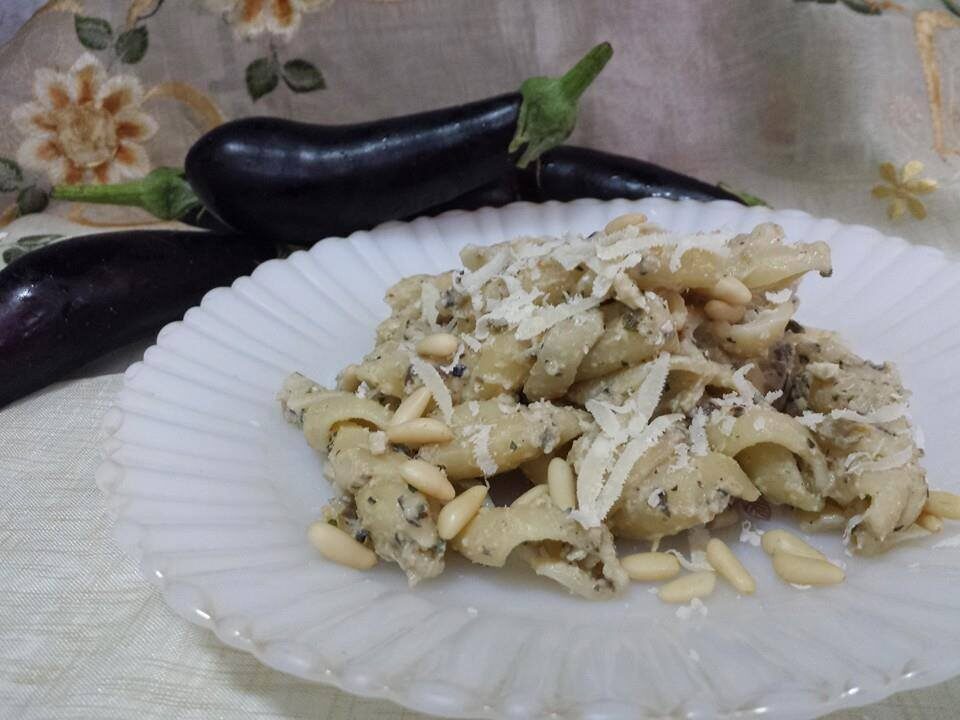 Treccioni con crema di melenzane