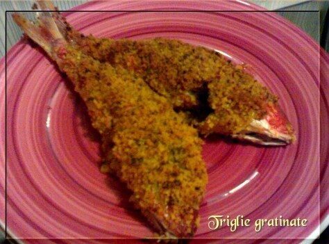 Triglie gratinate