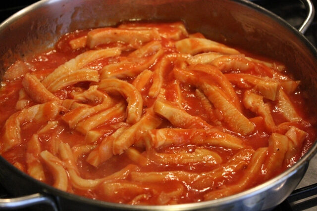 Trippa col pomodoro