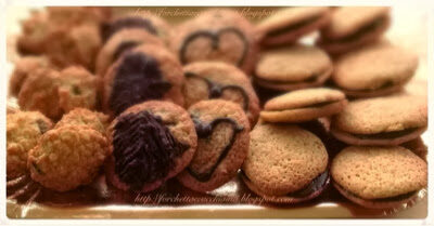 Tris di biscottini al cocco e cioccolato