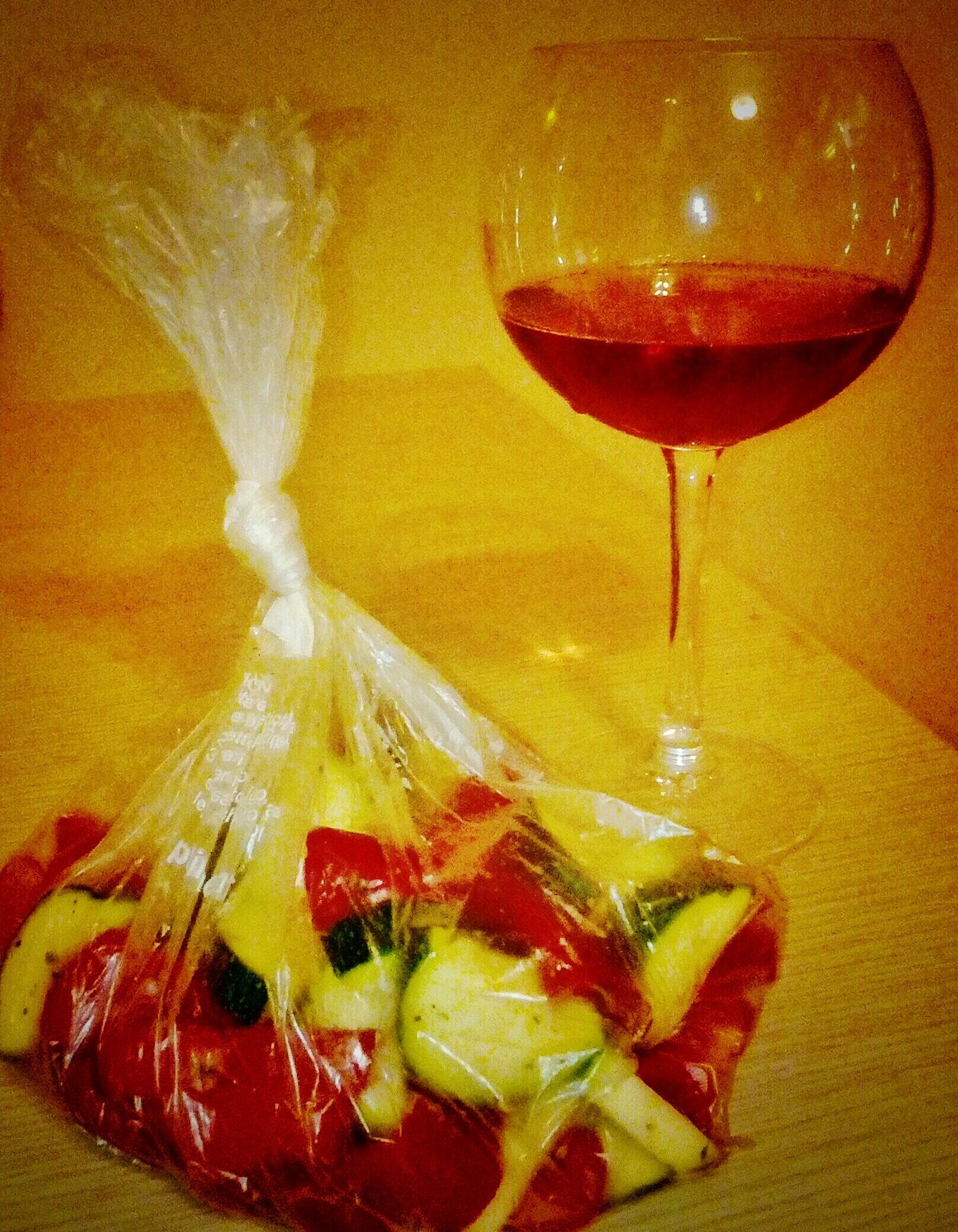Tris di verdure al microonde
