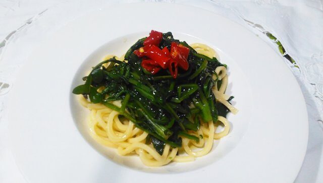 Troccoli al rosolaccio (papavero selvatico)