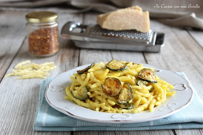 Trofie alle zucchine e zafferano cremose