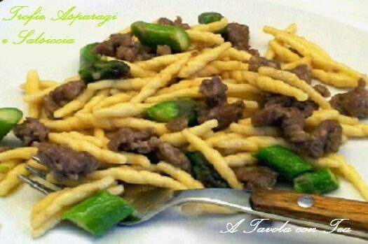 Trofie salsiccia ed asparagi
