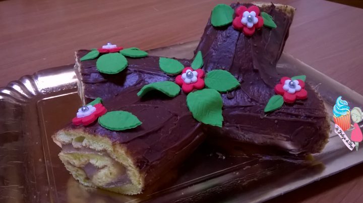 Tronchetto con crema di castagne