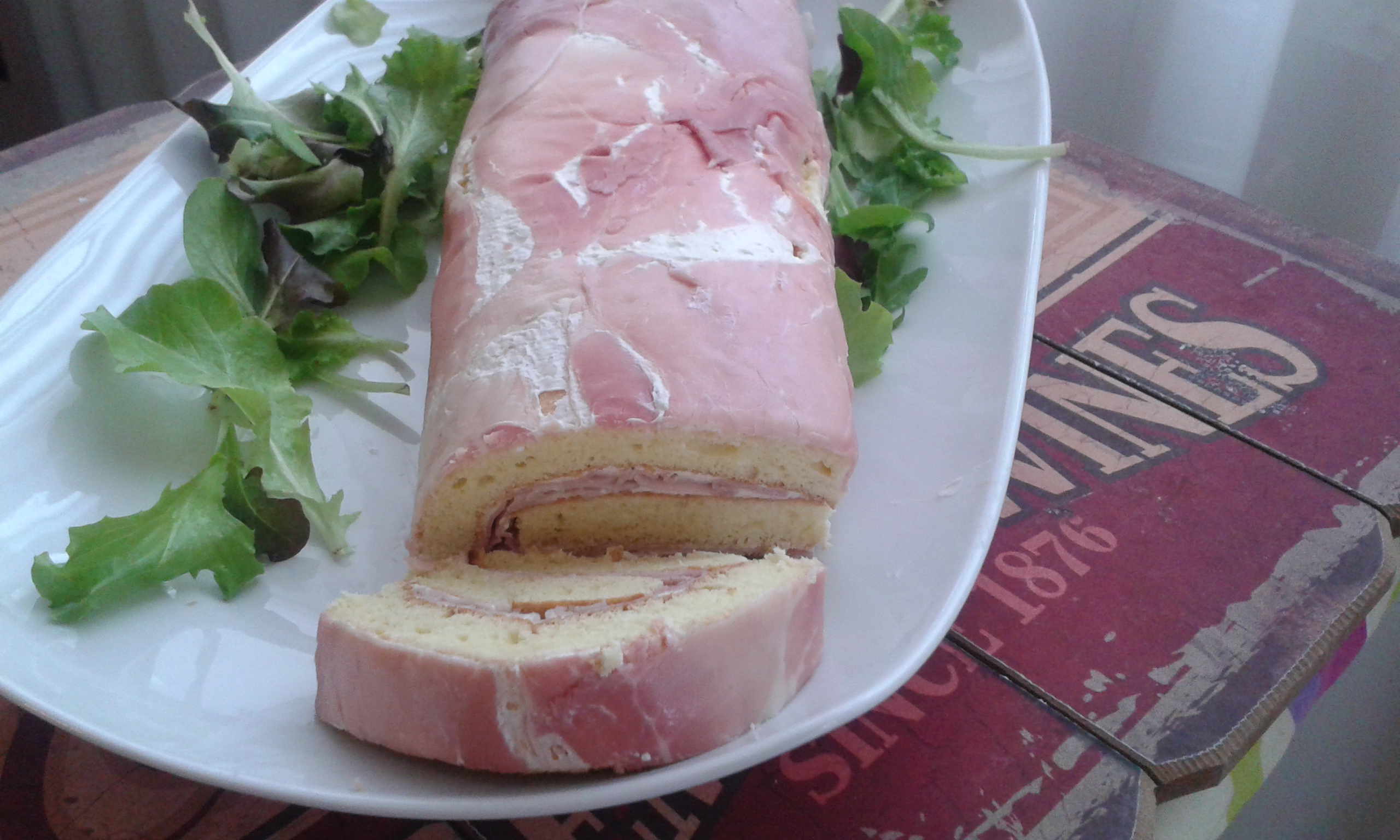 Tronchetto delicato con prosciutto