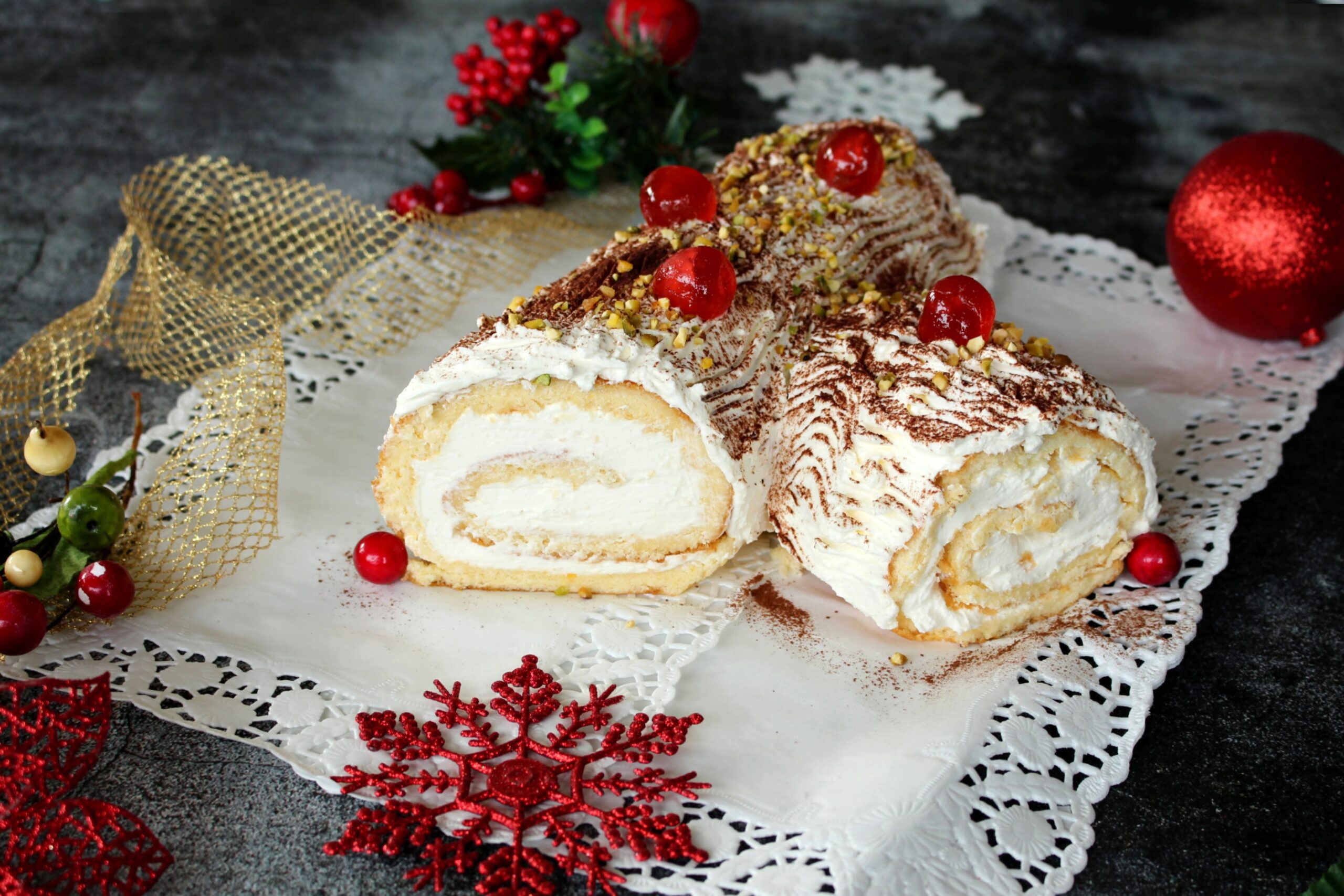 Tronchetto delle feste facile e veloce