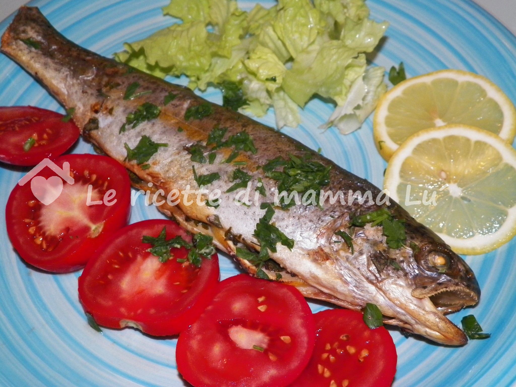 Trote al forno