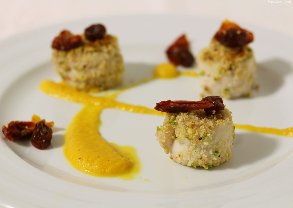Turbanti di sogliola con crema di verdure
