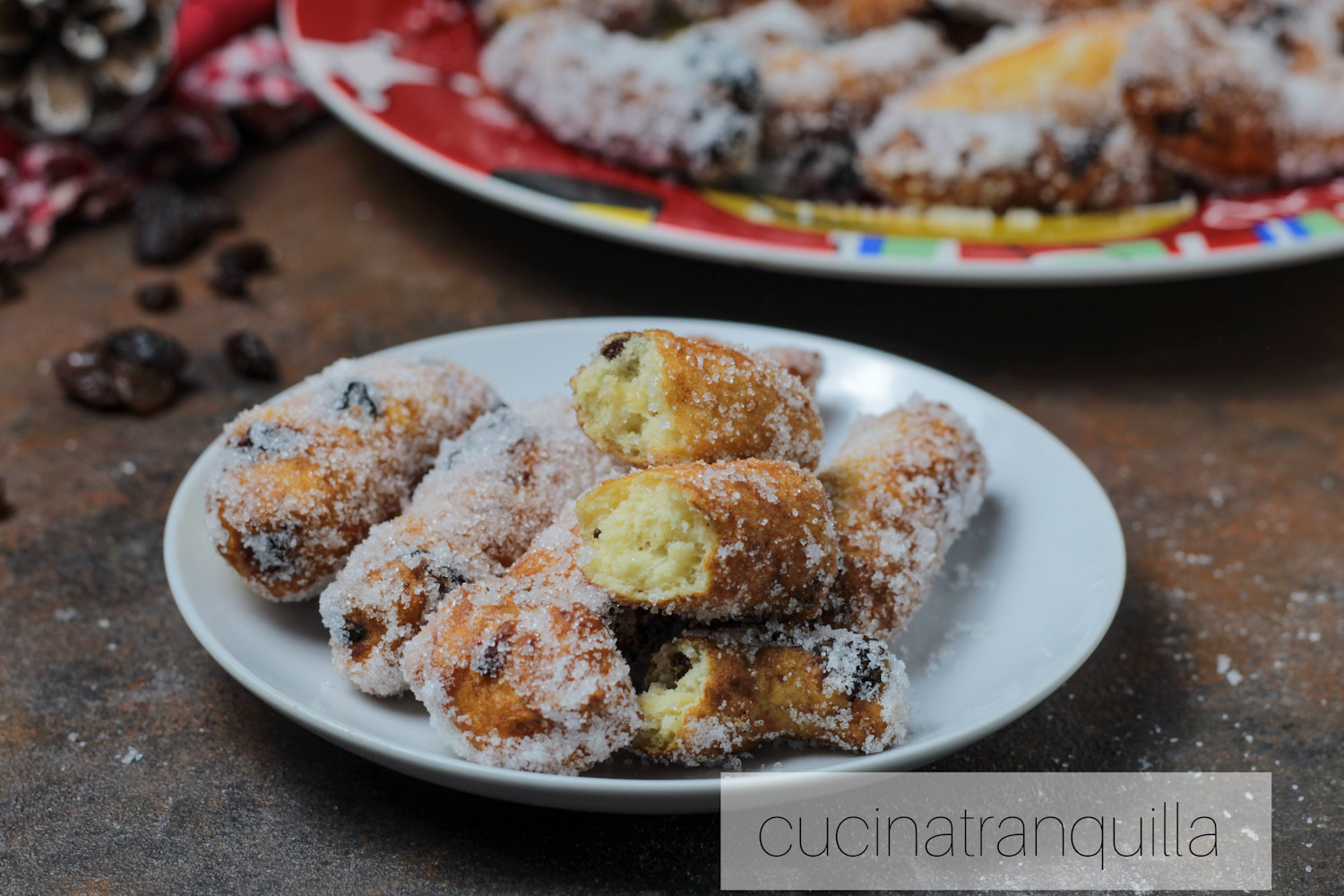Turcinill abruzzesi con uvetta