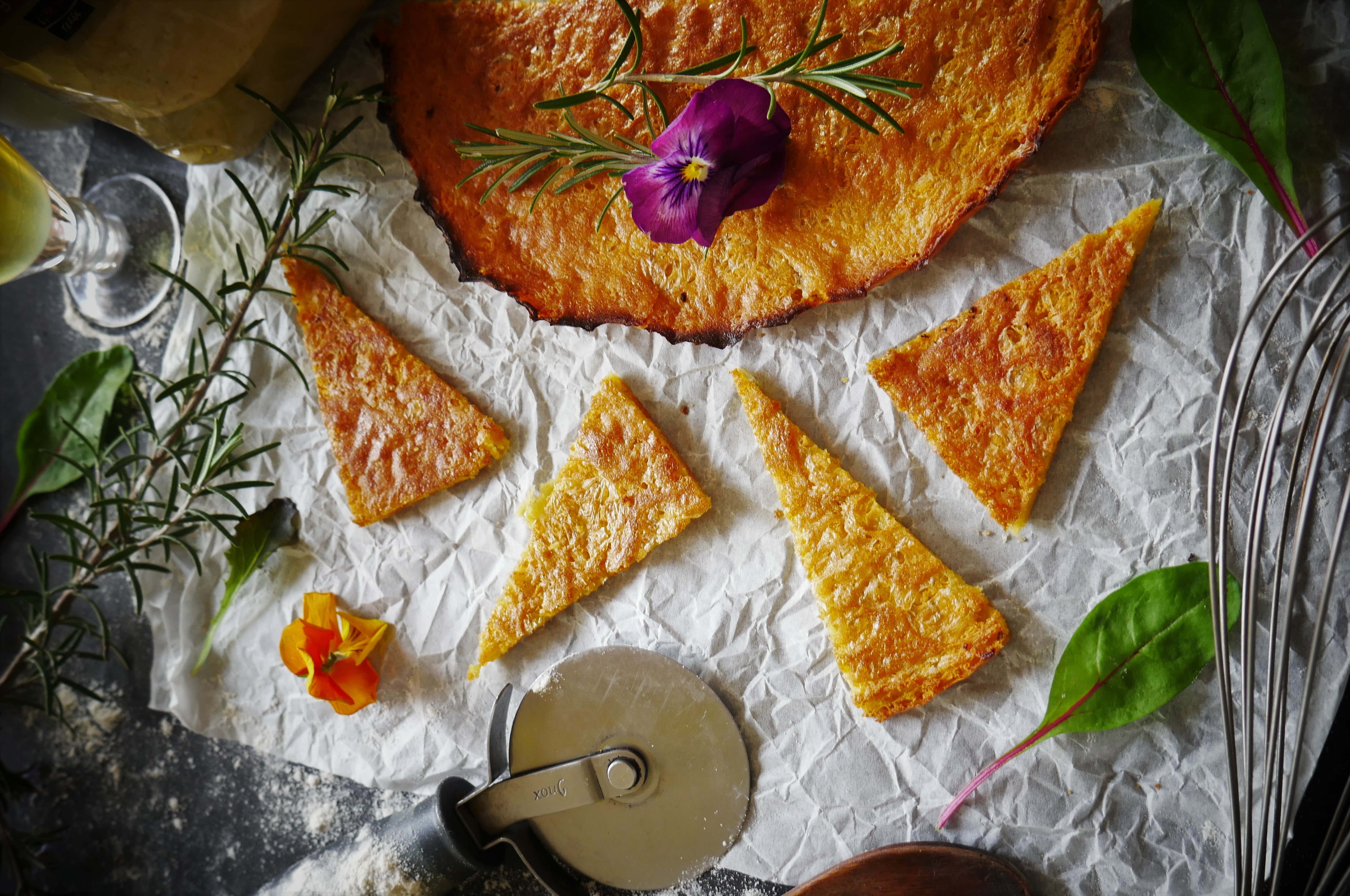 Un classico tutto veg: farinata di ceci !