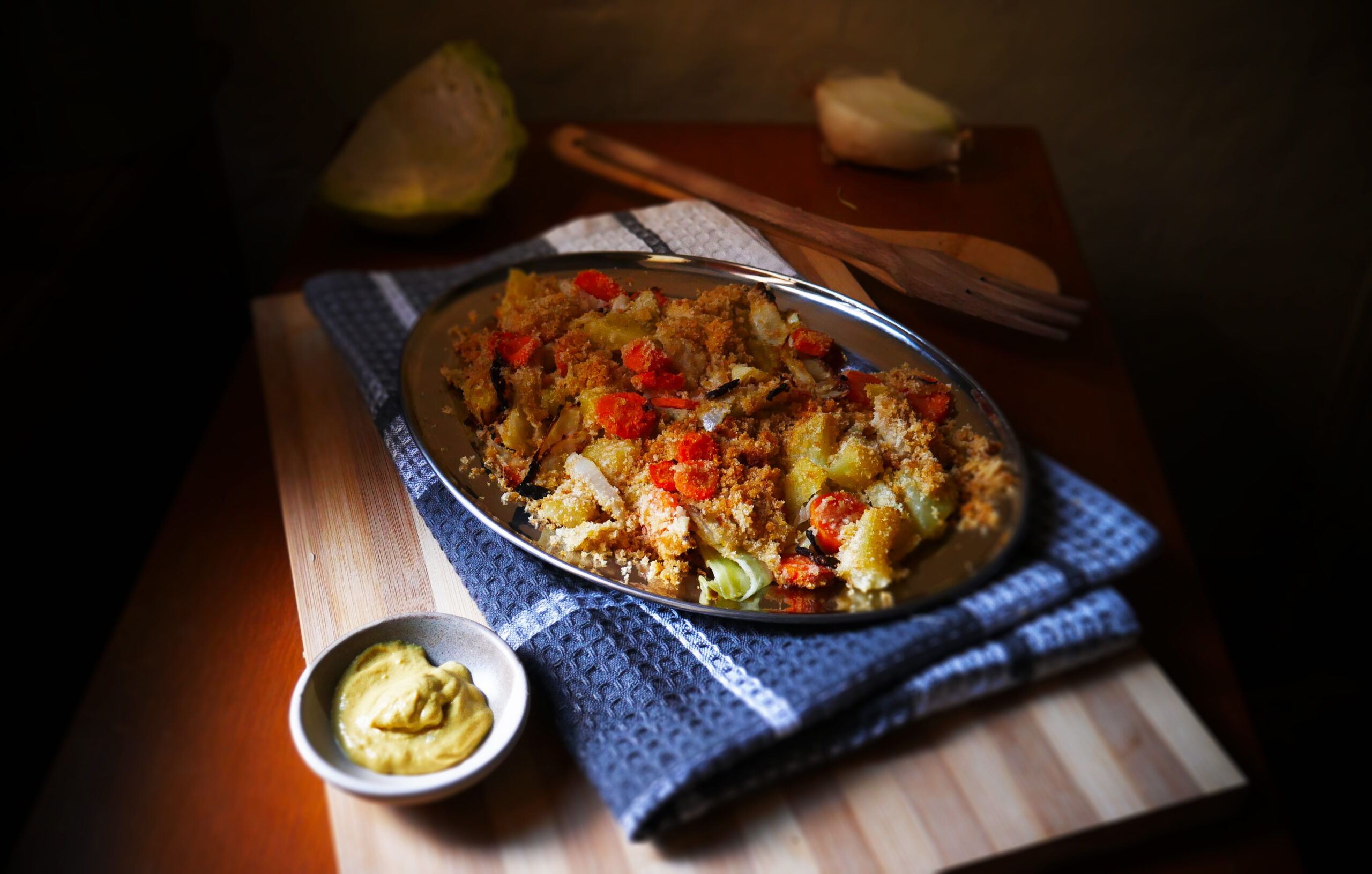 Un contorno sfizioso | verdure gratinate al forno in salsa di senape