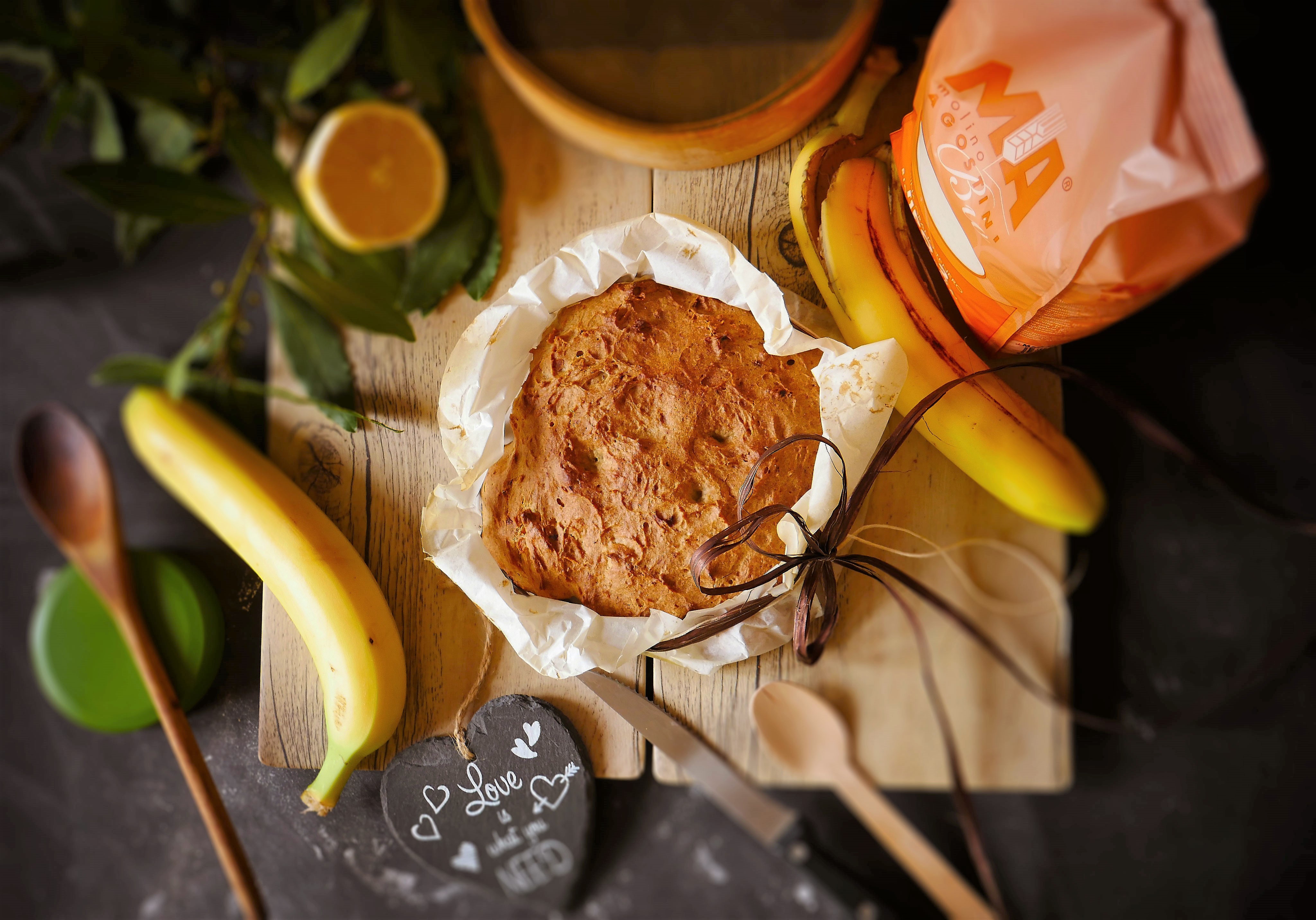 Un dolce rustico: “pan” di banane