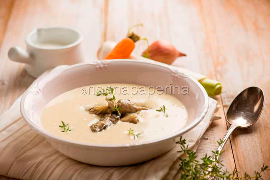 Un primo piatto speciale: la crema di ostriche