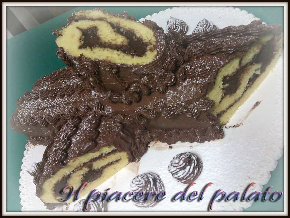 Un tronchetto tutto cioccolatoso