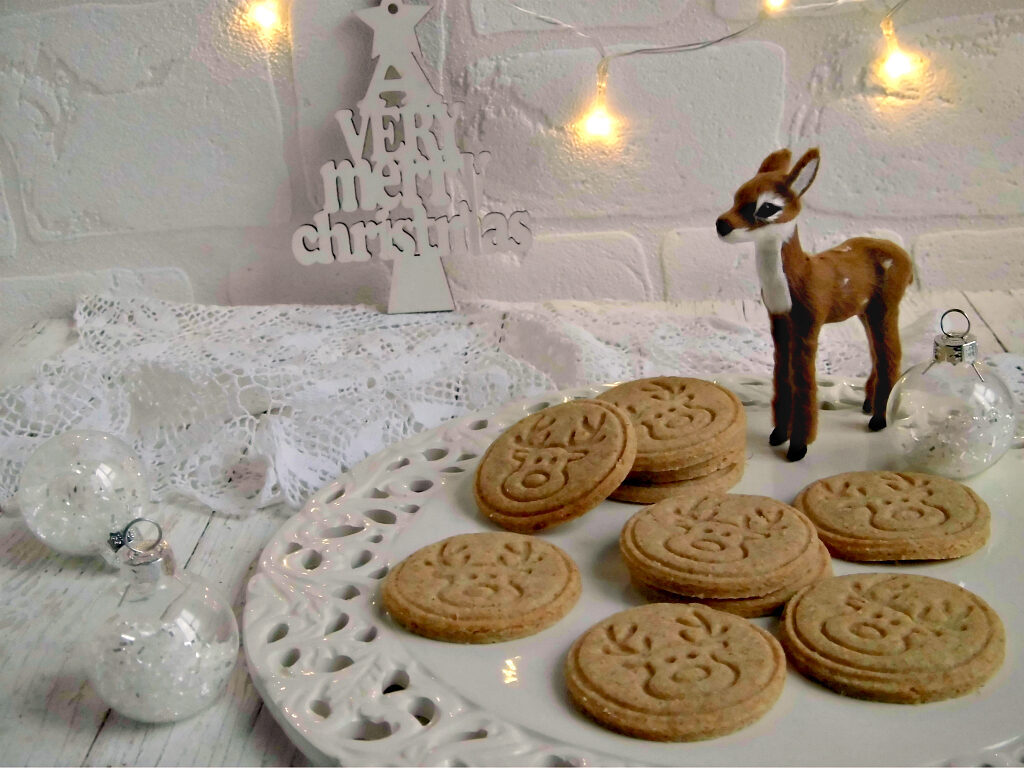 Una simpatica renna per i biscotti di natale