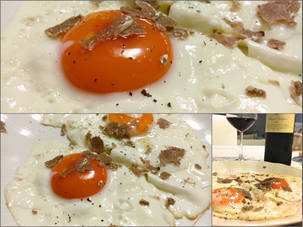 Uova al tartufo bianco