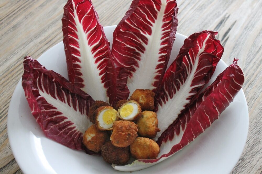 Uova di quaglia fritte