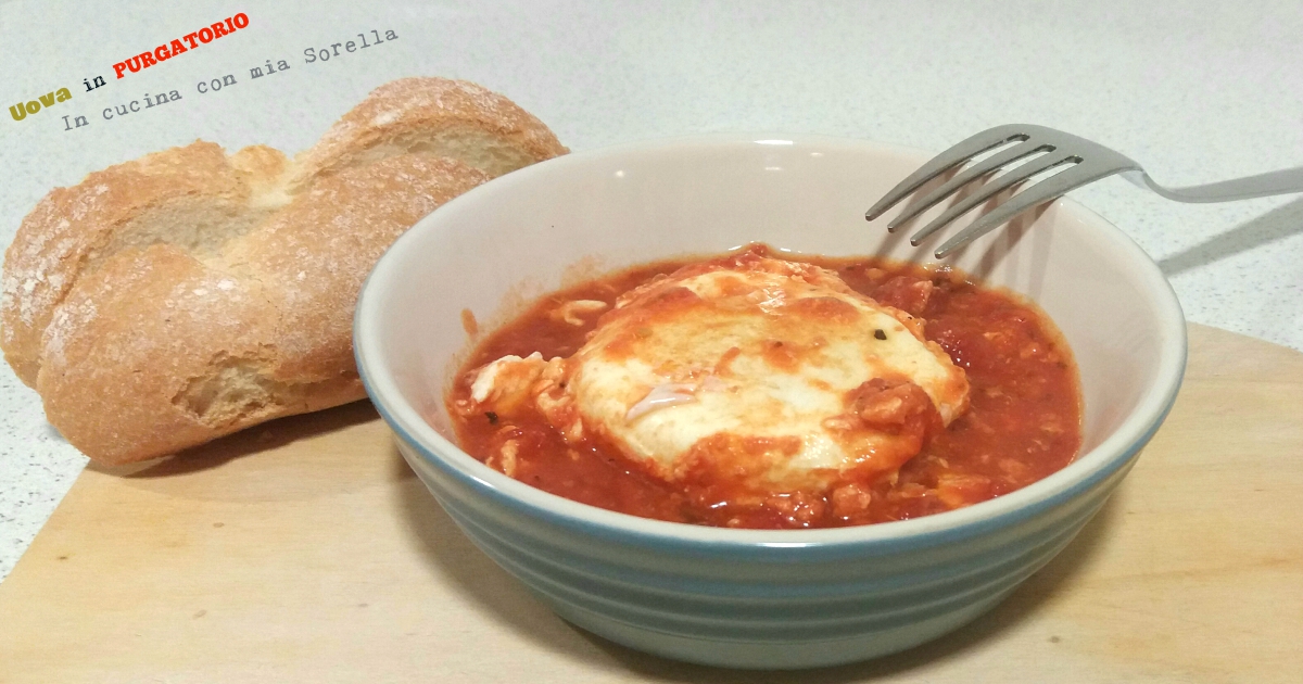 Uova in purgatorio – ricetta tradizionale veloce