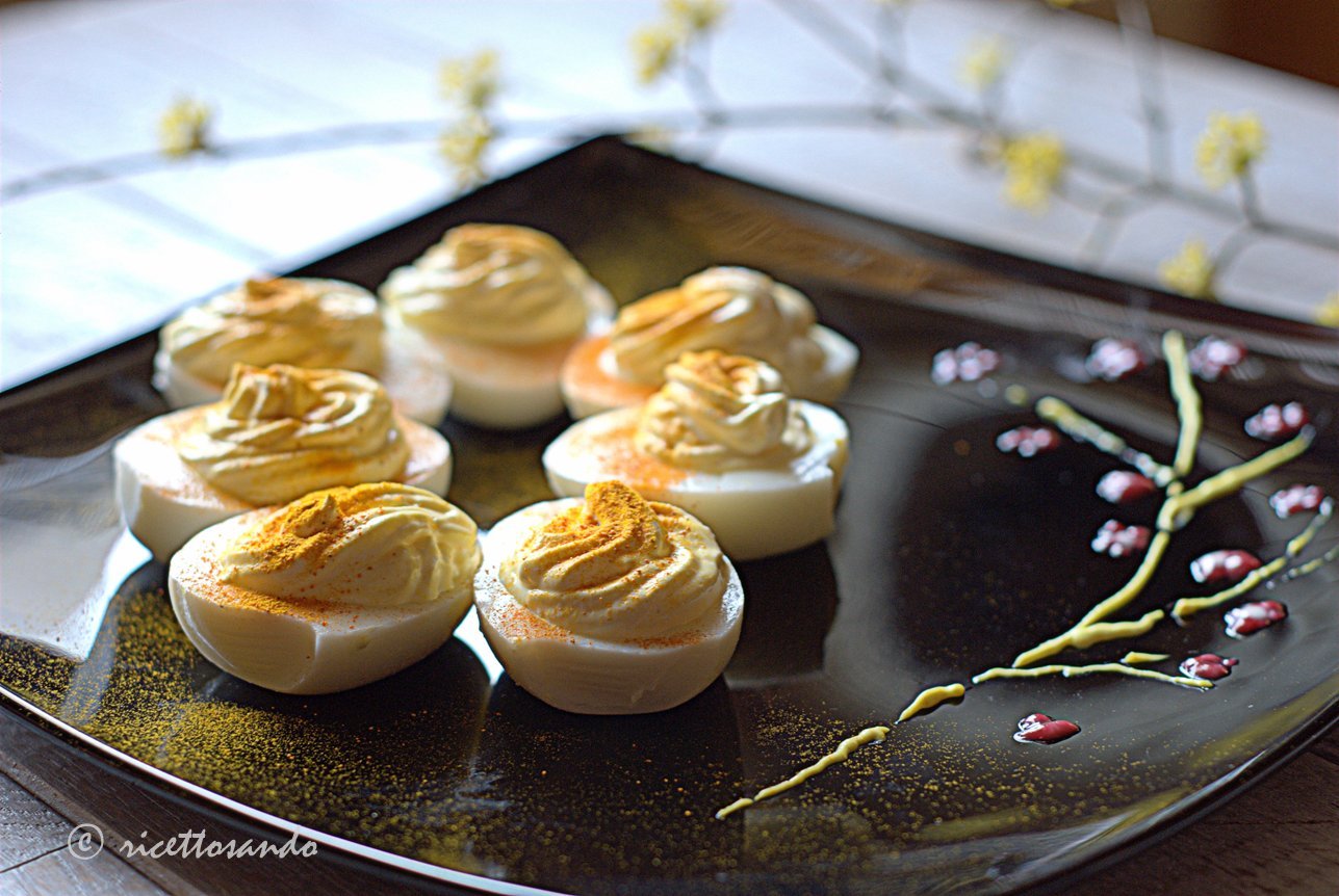 Uova mimosa allo yogurt