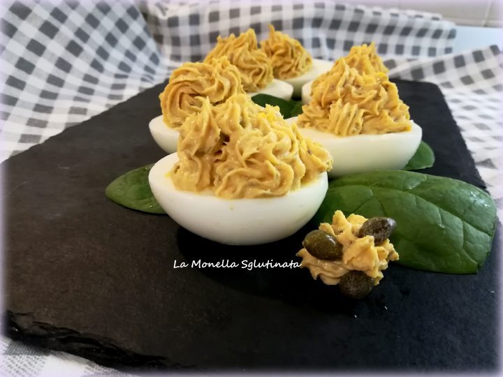 Uova sode tonnate della monella