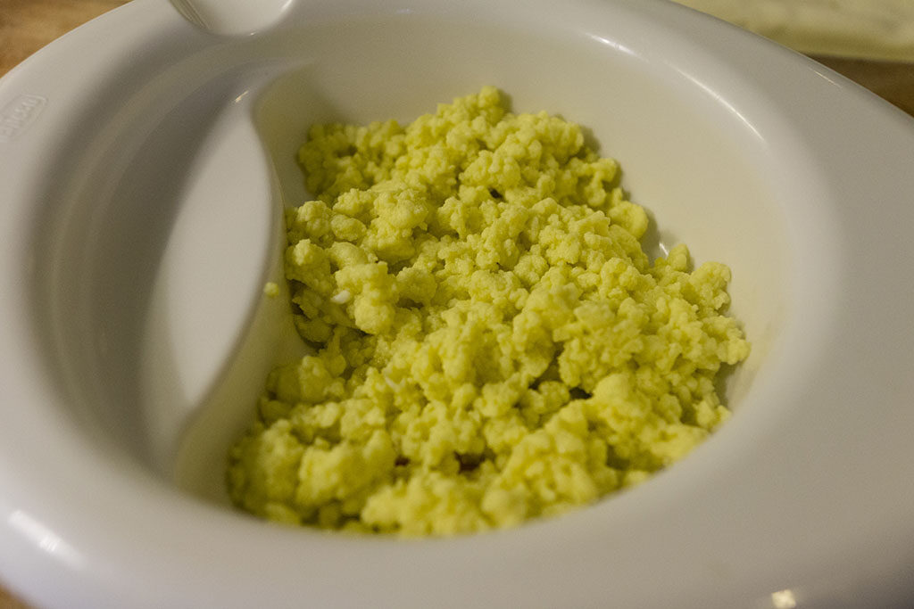 Uova strapazzate con zucchine
