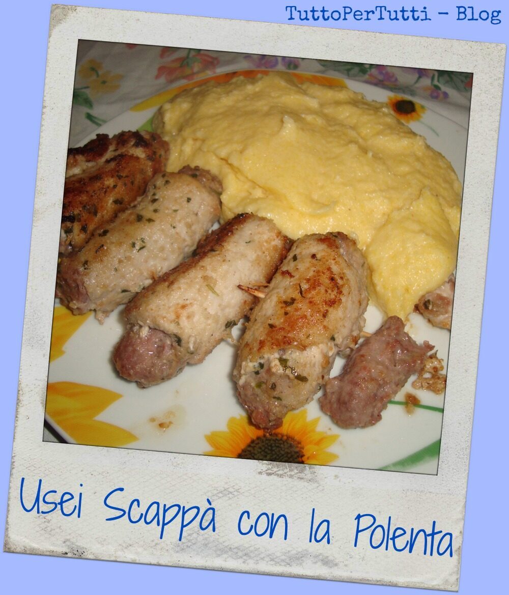 Usei scappà con la polenta