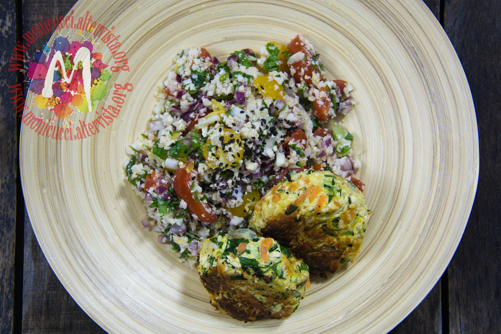 Veg cous cous di cavolfiore e verdure di stagione