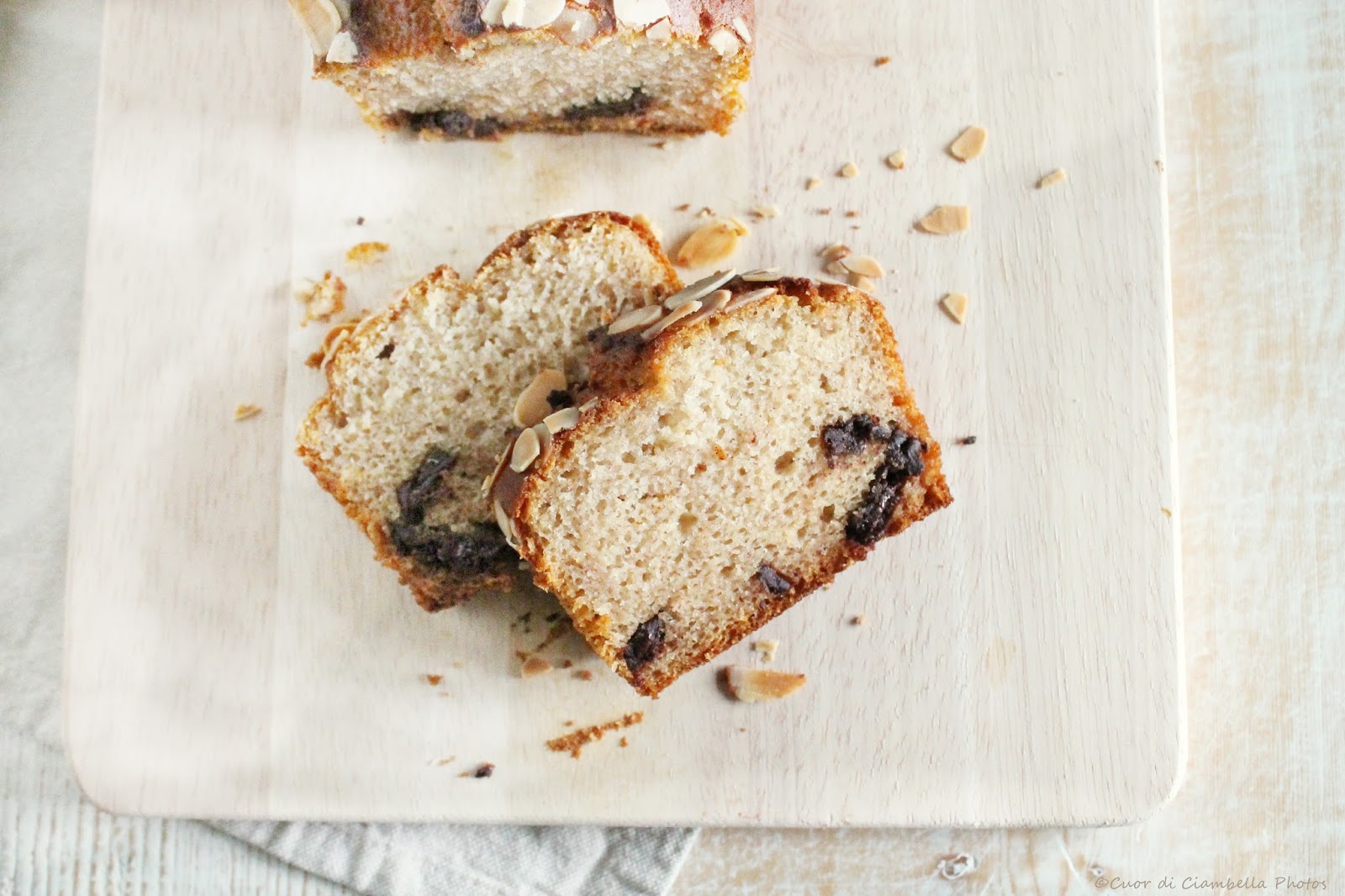 Vegan chocolate banana bread