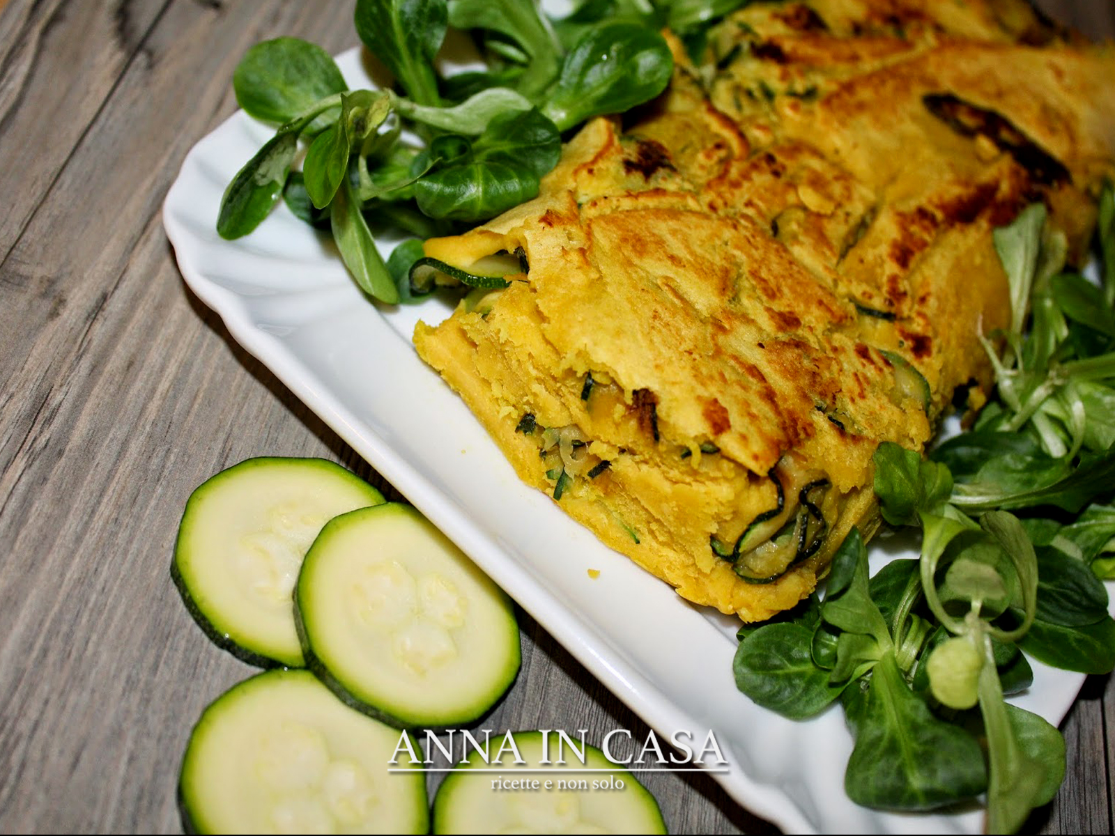Vegan frittata con zucchine (senza uova)