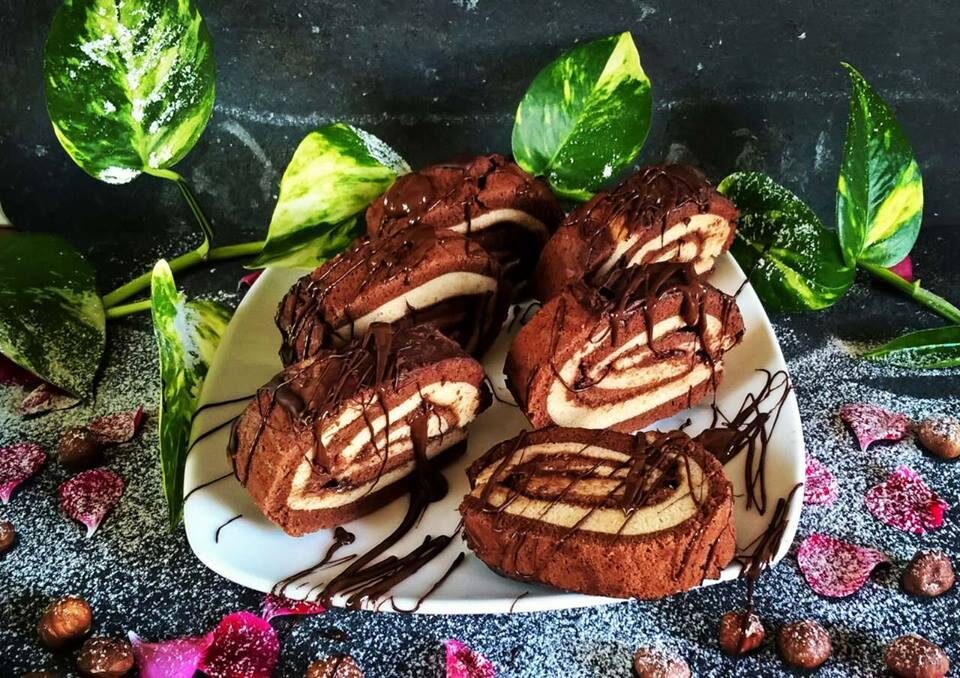 Vegan girelle al cioccolato farcite con crema nocciole vegan!!!