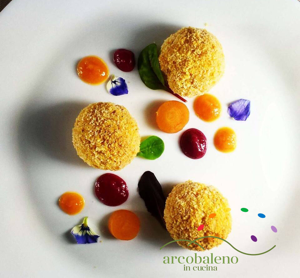 Vegan polpette al forno di riso e polpa di zucca