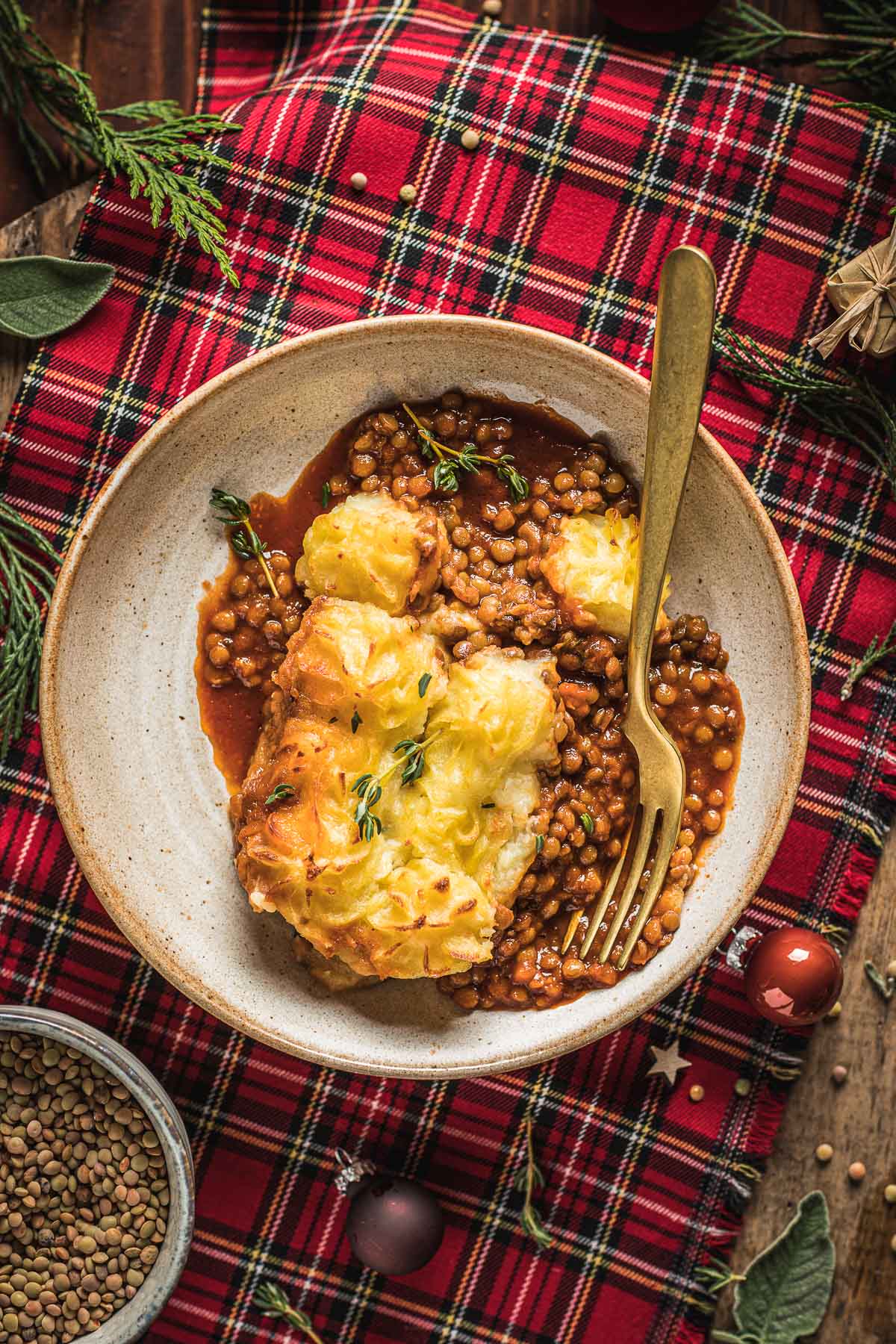 Vegan shepherd’s pie di lenticchie | lentil shepherd’s pie gluten-free