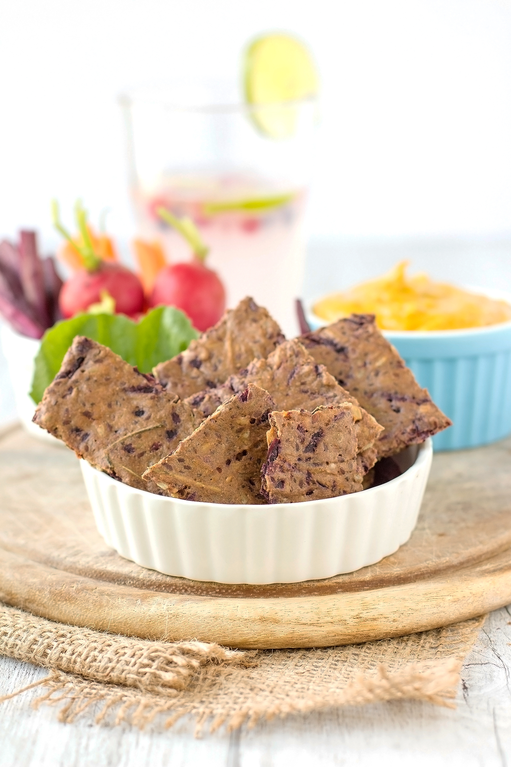 Vegan superfood crackers carote e quinoa | vegan & glutenfree