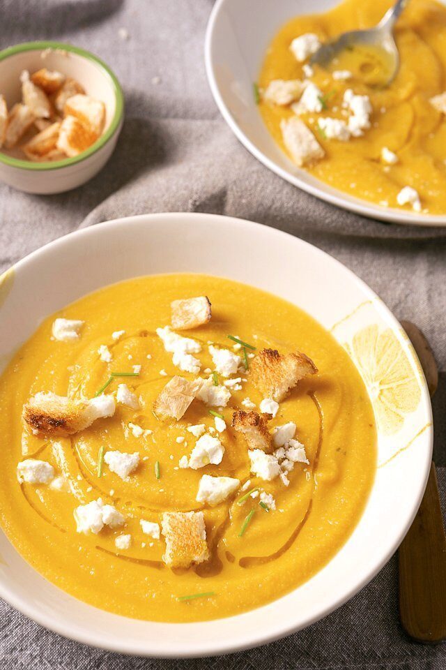 Vellutata ceci e zucca