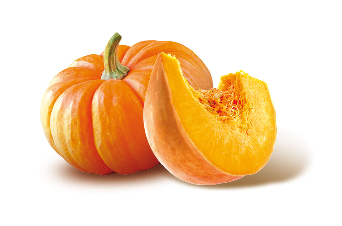 Vellutata con la zucca, coriandolo e curry
