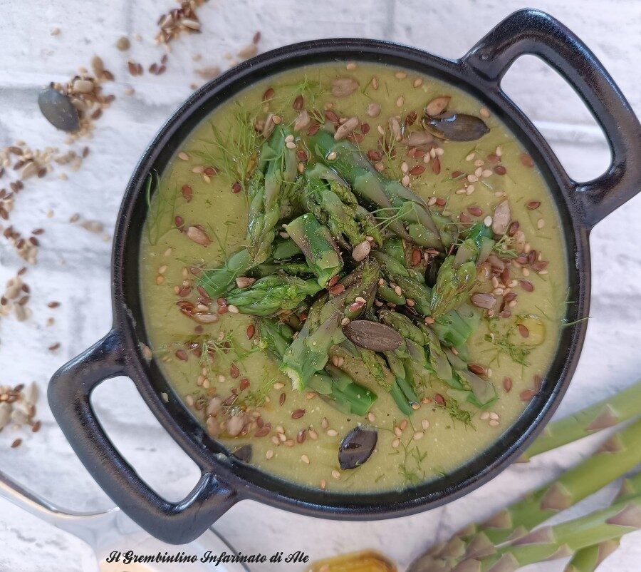 Vellutata di asparagi e ricotta