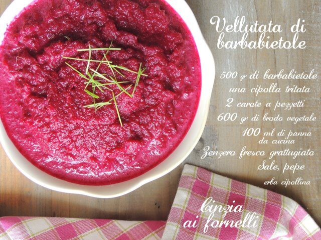 Vellutata di barbabietole